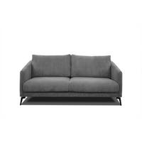 SOFA VILT 2,5-Sitzer, dunkelgrau - Dunkelgrau/Schwarz, Holzwerkstoff/Textil (202/89/94cm) - Wozimo