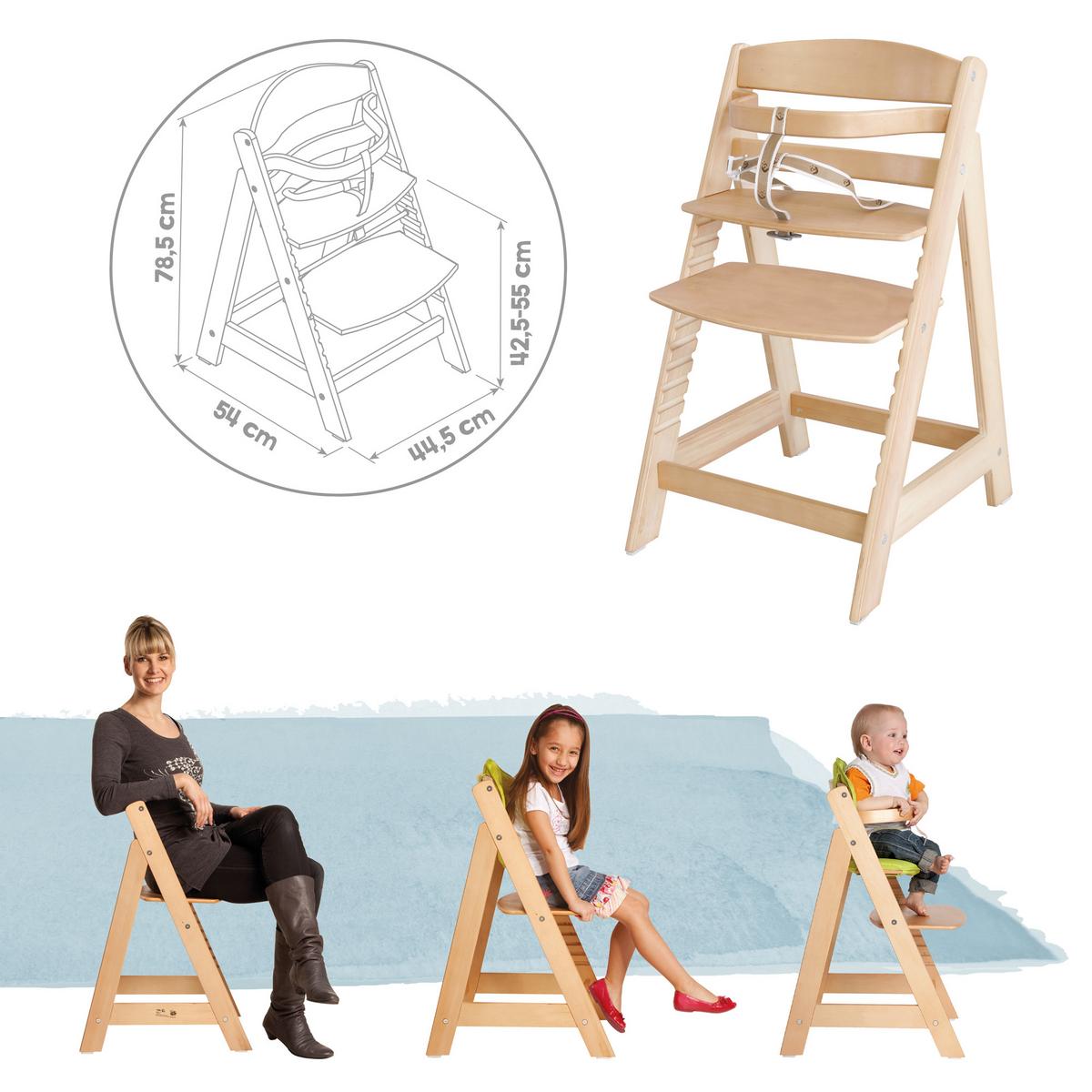 HOCHSTUHL Sit Up III Natur - Naturfarben, Holzwerkstoff (44.5/80/54cm) - Roba