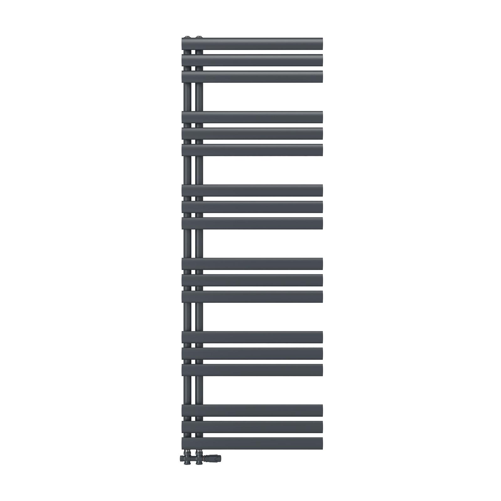 HEIZKÖRPER wasserführend Anthrazit 174/60/6,6 cm - Anthrazit, Metall (60/174/5.6cm) - EMKE