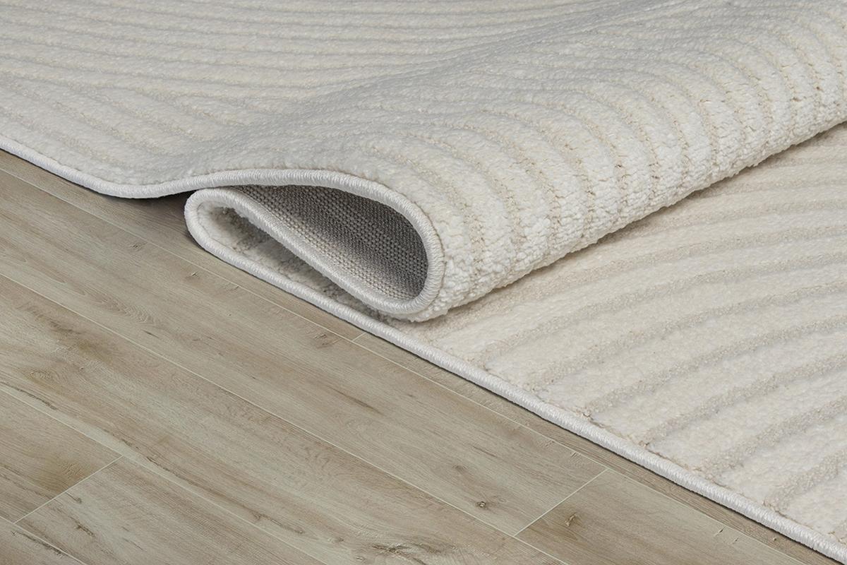 TEPPICHLÄUFER Geometrisch CETINA Polypropylen Creme 80 x 300 cm - Beige, Textil (80/300cm) - KADIMA DESIGN
