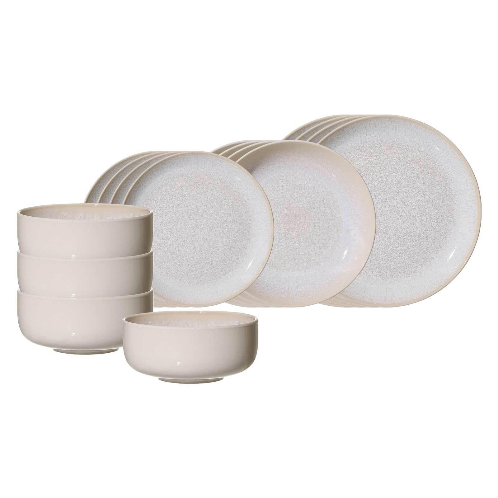 EINSTEIGER-SET Laredo beige 16-tlg. - Beige, Keramik (2/2/2cm) - Ritzenhoff Breker