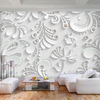 SELBSTKLEBENDE FOTOTAPETE Grau 98/70 cm - Beige/Grau, Kunststoff/Textil (98/1cm) - KUNSTLOFT
