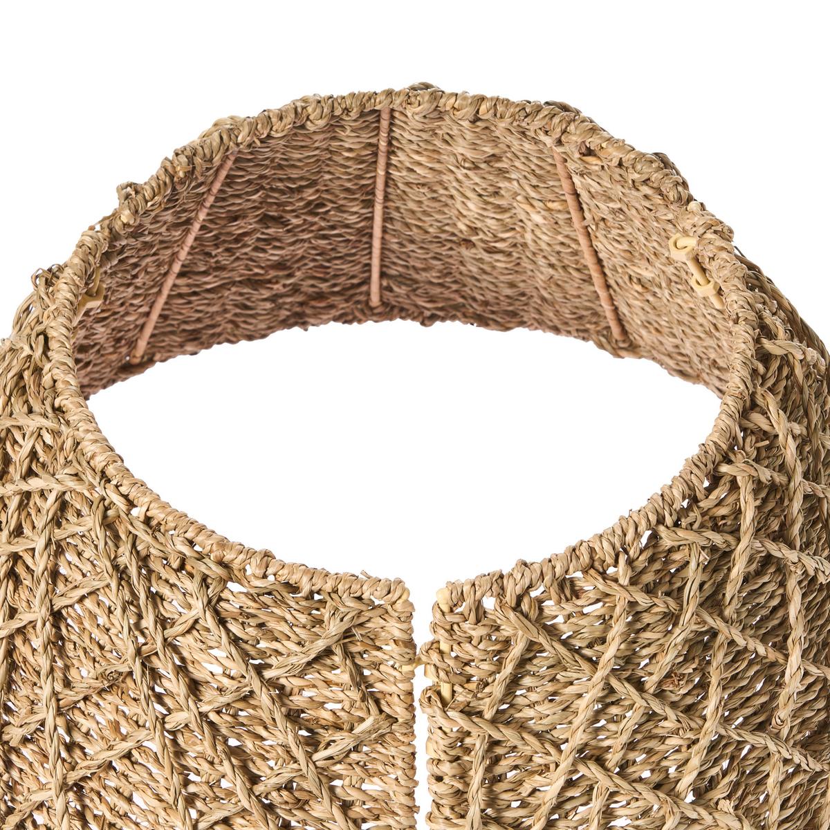 WEIHNACHTSBAUMKRAGEN 22 cm Naturfarben Bougie - Naturfarben, Naturmaterialien (22cm) - Beliani