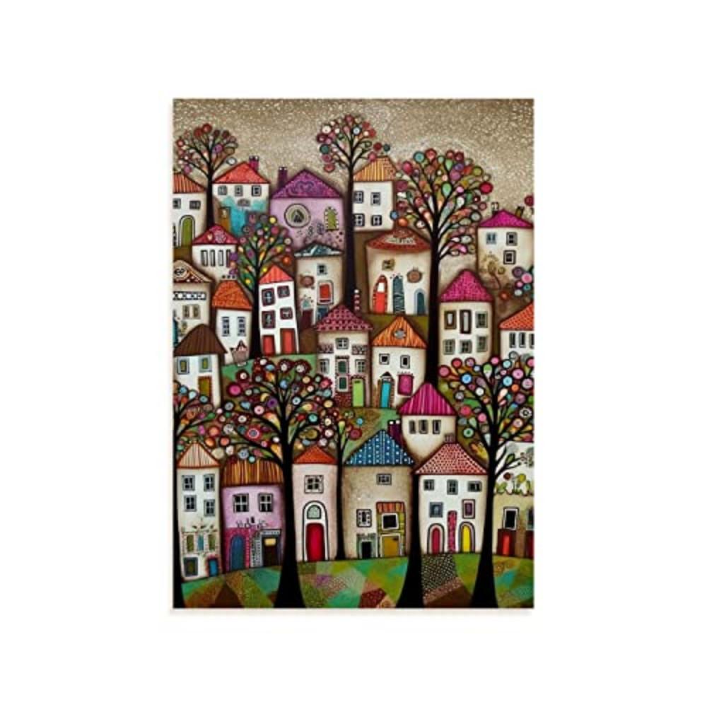 POSTER Karla Gerard – Urbaner Garten A4 Rahmenlos - Klar, Papier (29.7/5/21cm) - Nacnic