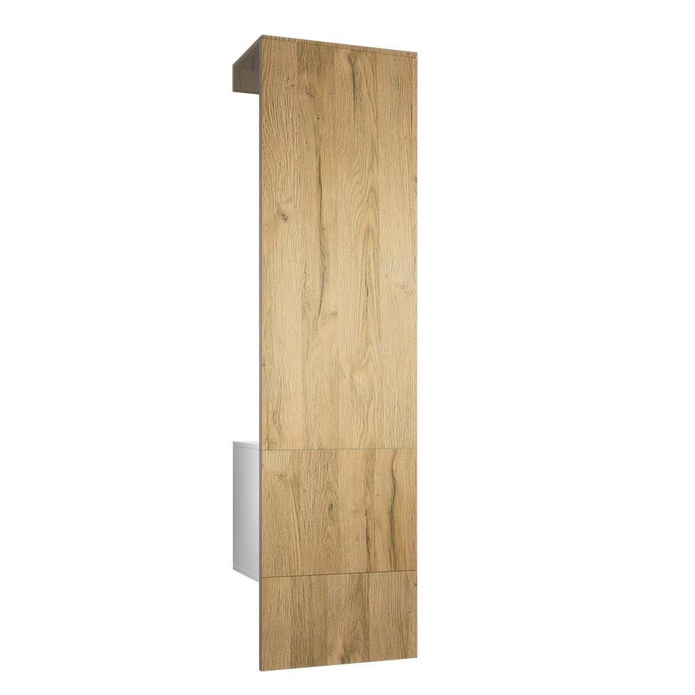 GARDEROBE Carlton Paneel in Eiche Nature - Eichefarben, Holzwerkstoff (52/193/35cm) - Vladon