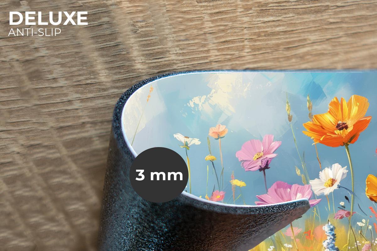 PLATZSETS 6er-Set Blumen - Natur - Botanik - Kunst Tischunterlage 45x30 cm - Multicolor, Kunststoff (0.3/45/30cm) - MuchoWow