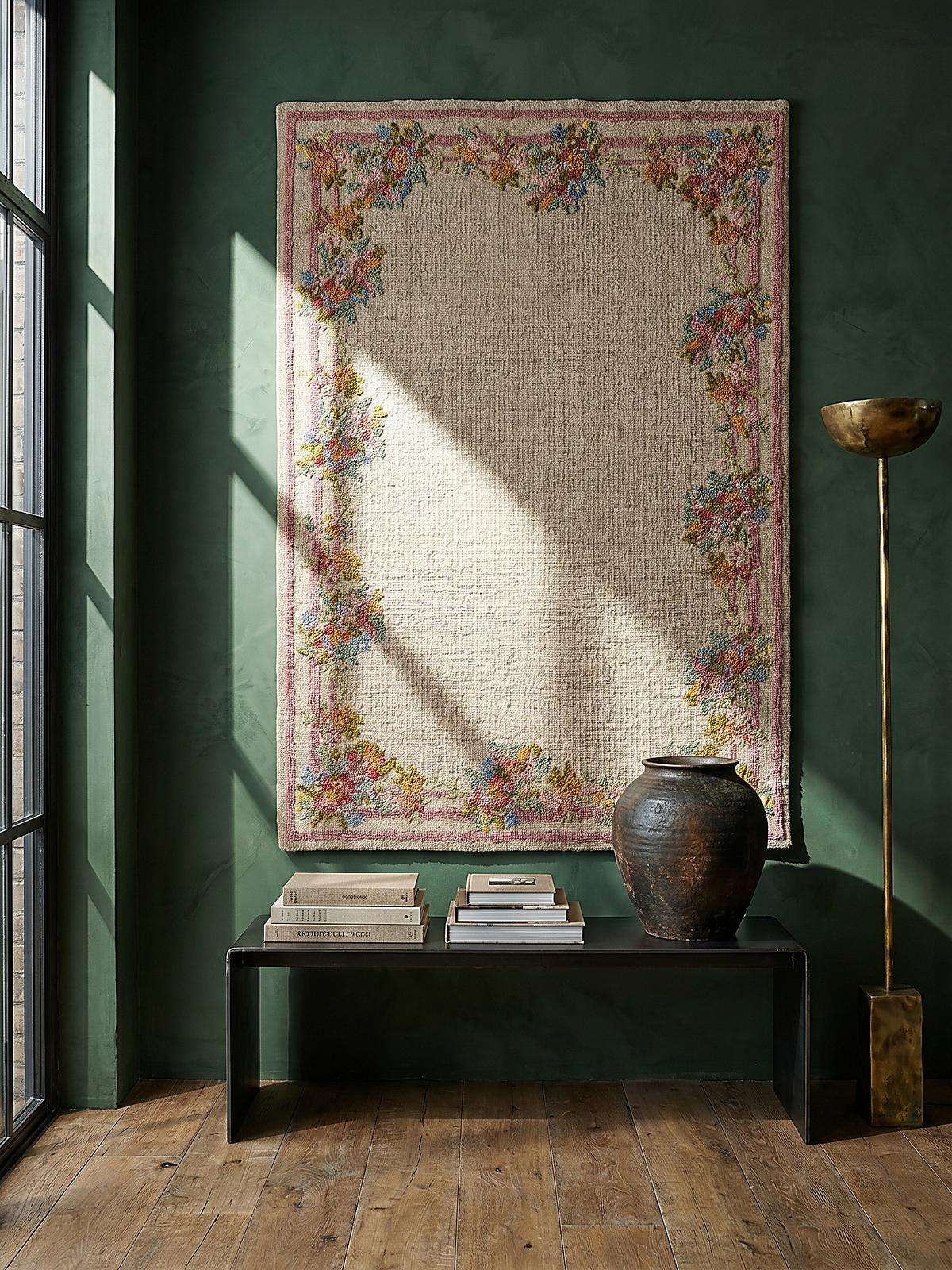 WOLLTEPPICH DAISY, floral, Bunt, 160 x 230 cm - Multicolor, Textil (160/230cm) - KADIMA DESIGN