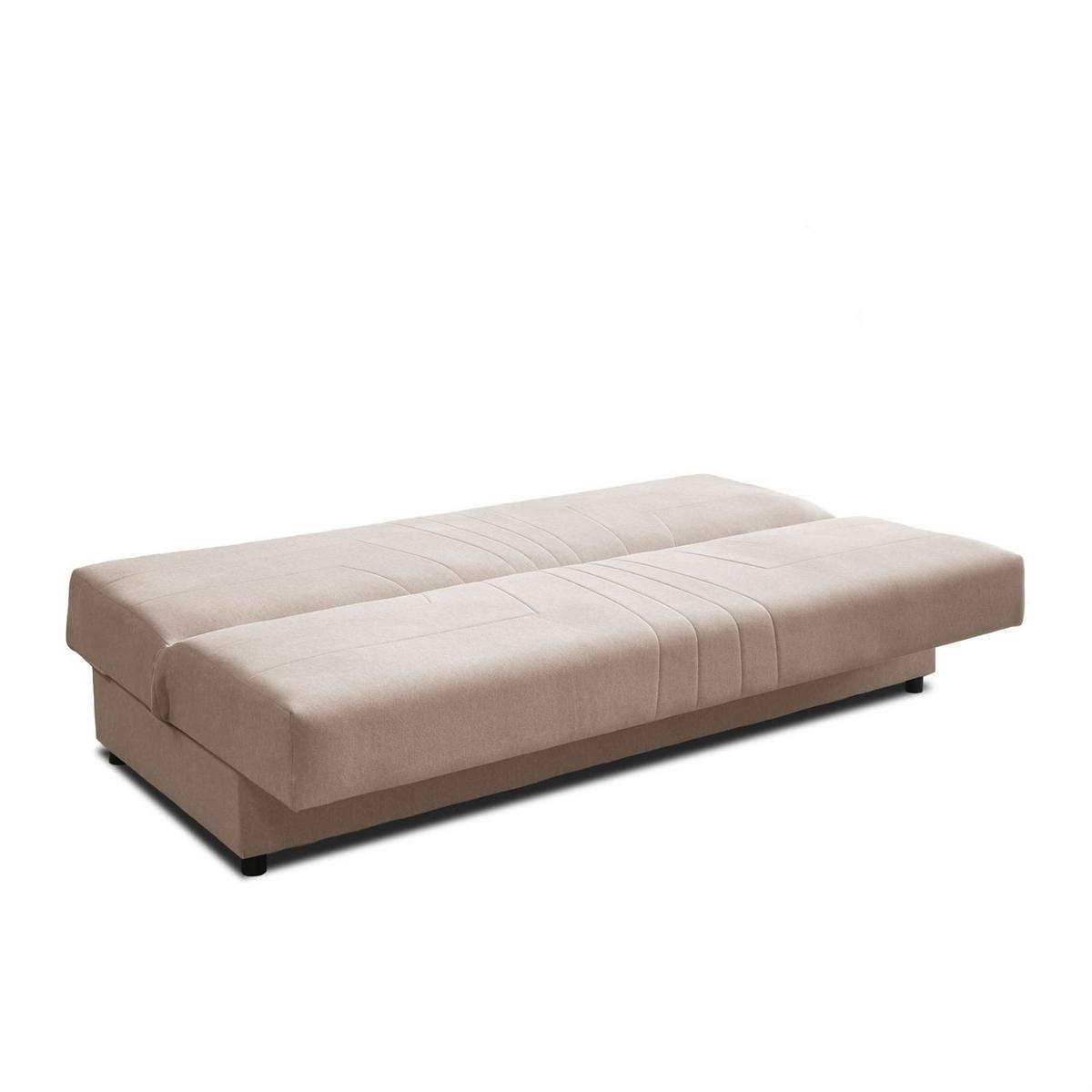 SCHLAFSOFA VERO II mit Schlaffunktion Castel 15 - Beige, Textil (191/88/90cm) - Lookway