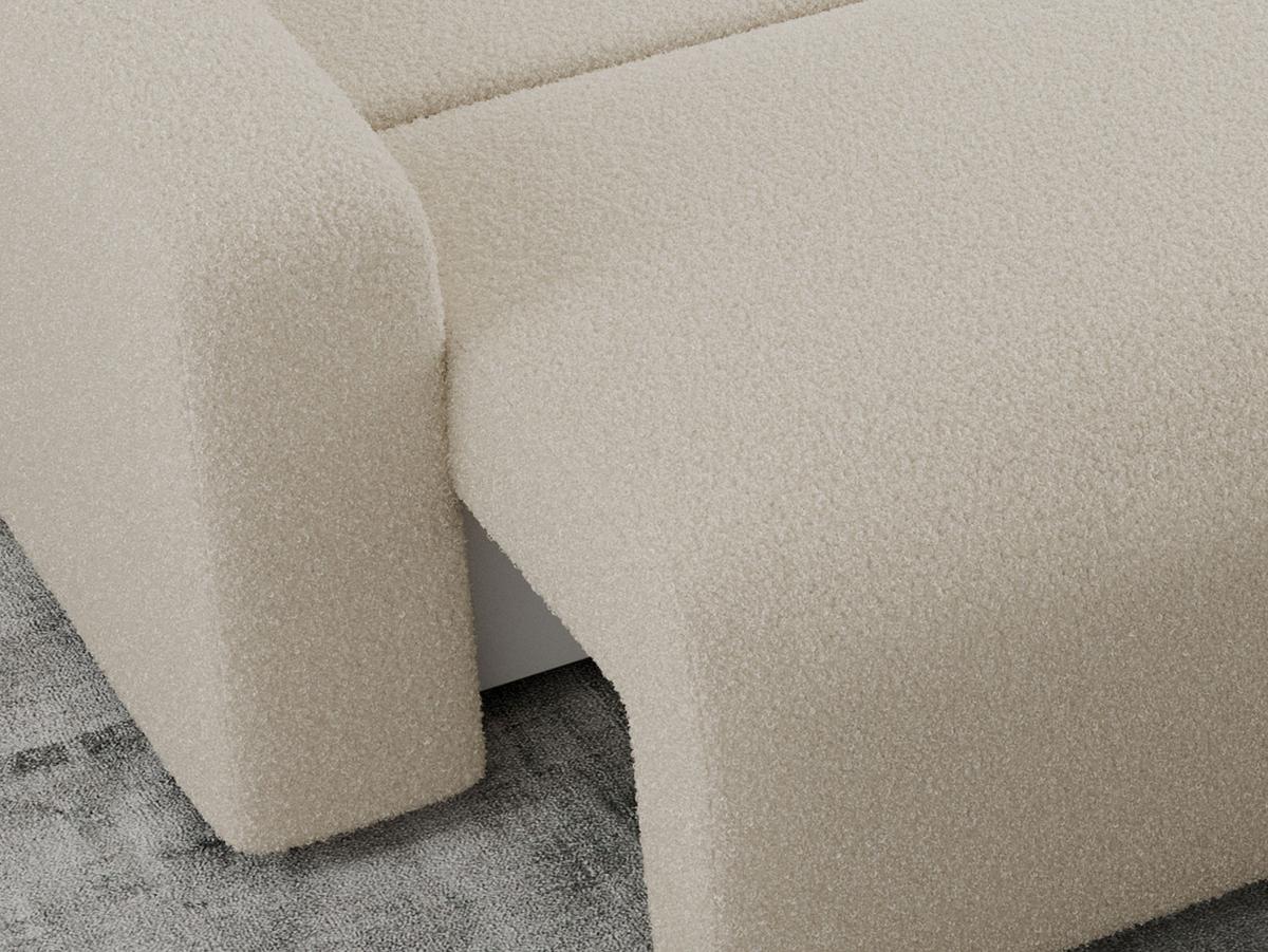 ECKSOFA ARGOS Beige Boucle - Beige/Schwarz, Kunststoff/Textil (245/150cm) - MKS