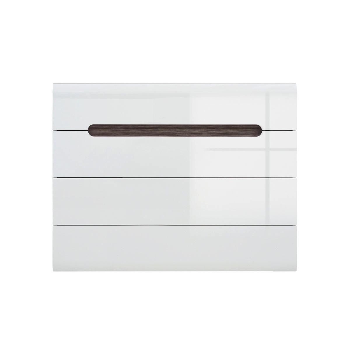 KOMMODE Darrel Weiß - Weiß, Holzwerkstoff (105/84/41cm) - Petits-meubles