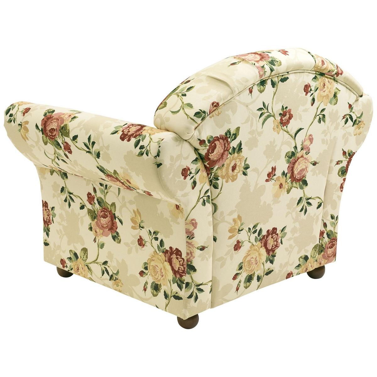 SESSEL Kama Bezug Flachgewebe Buche nussbaum dunkel / multi - Blaugrau, Kunststoff (96/85/81cm) - 58aufmkessel