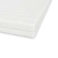 GELTOPPER Matratze + topper 180 x 200 cm - Weiß, Textil - Schlaftroll