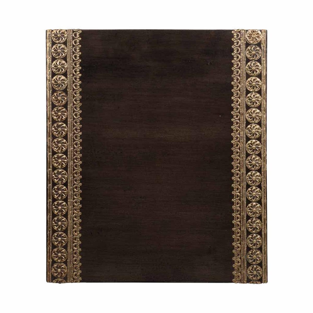 TISCH aus Metall und Holz, grau, 35x40x43cm - Multicolor, Holz (40/35/43cm) - Wanderlust