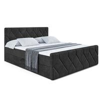 BOXBETT CATOR-Z - 140x200 cm - H3 - Schwarz - Schwarz, Holzwerkstoff (140/200cm) - ALTDECOR