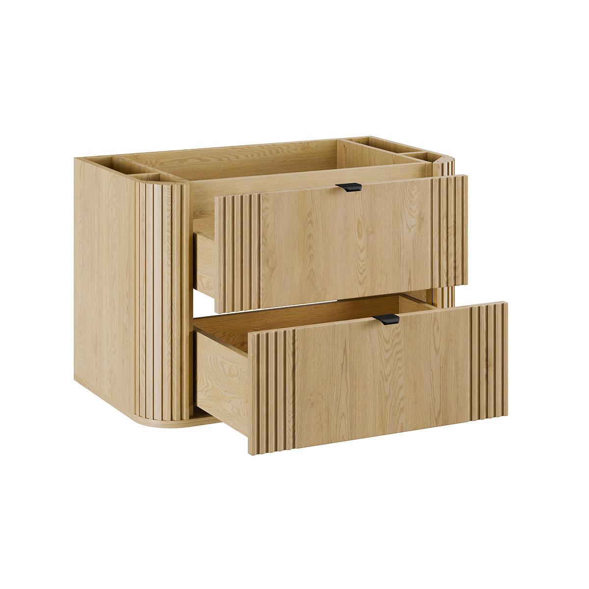 WASCHTISCH 80cm Mila Helle Eiche - Braun, Holzwerkstoff (80/52/46cm) - Petits-meubles