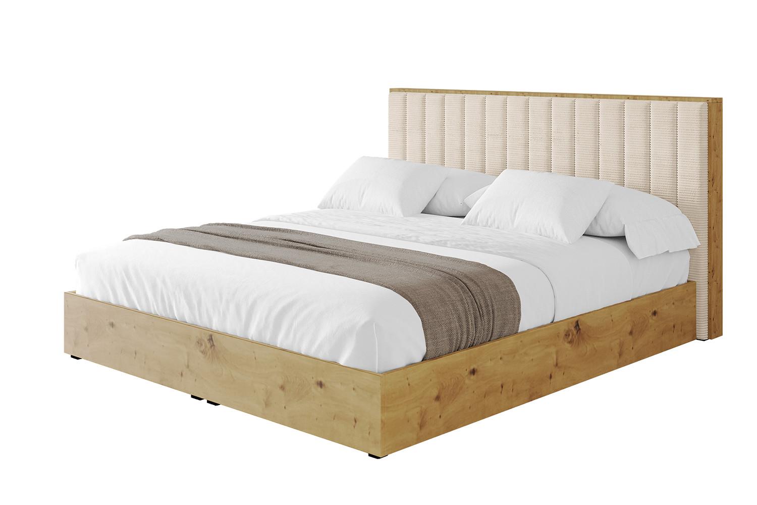 POLSTERBETT mit Bettkasten und Lattenrost, Bett mit Matratze H3/H4 - ENZO4 180x200 Beige - Creme, Holzwerkstoff/Textil (180/200cm) - ALTDECOR