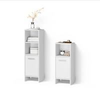 BADMÖBEL-SET Amalfi Weiß 2 Teile - Weiß, Holzwerkstoff (33.8/108.2/26.3cm) - Livinity®
