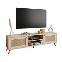 TV-ELEMENT VIENNA 3D mit Wiener Geflechtimitation / Puccini Eiche - Eichefarben, Holzwerkstoff (180/49/40cm) - Lookway