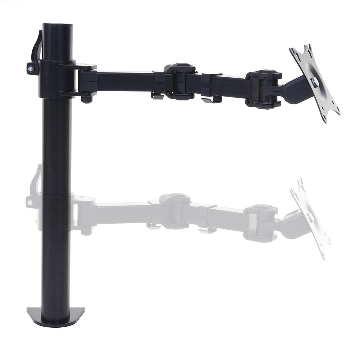 MONITORHALTER EINARMIG Schwarz - Schwarz, Metall (43/12/43cm) - MCW