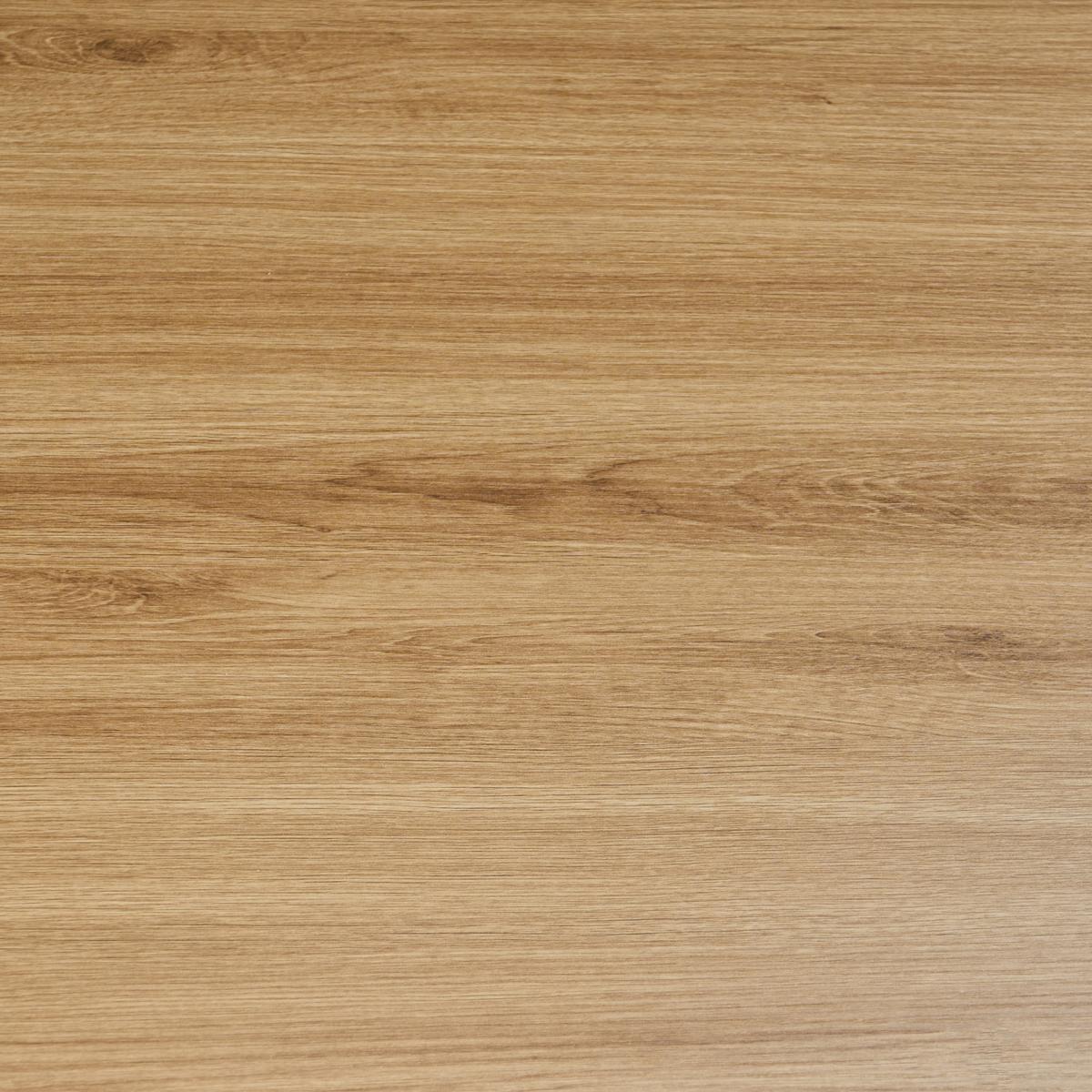 ESSTISCH Braun/Weiß 120/80 cm Mann - Hellbraun, Holzwerkstoff (120/80/75cm) - Beliani