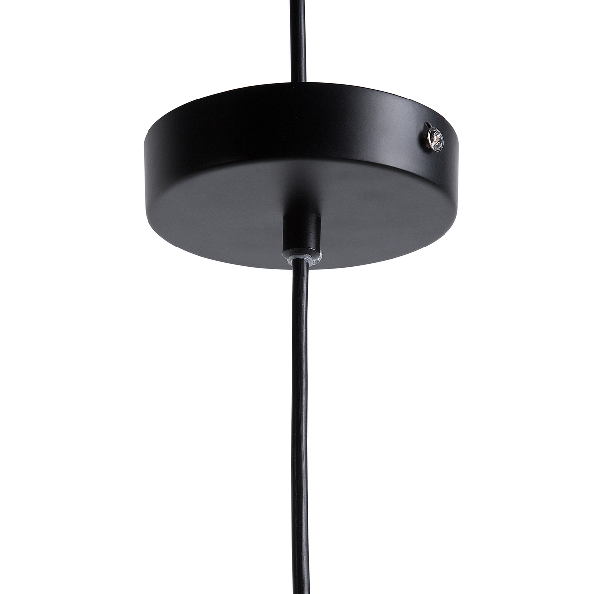 HÄNGELEUCHTE Tordino 38/38/115 cm - Schwarz, Metall (38/38/115cm) - Beliani