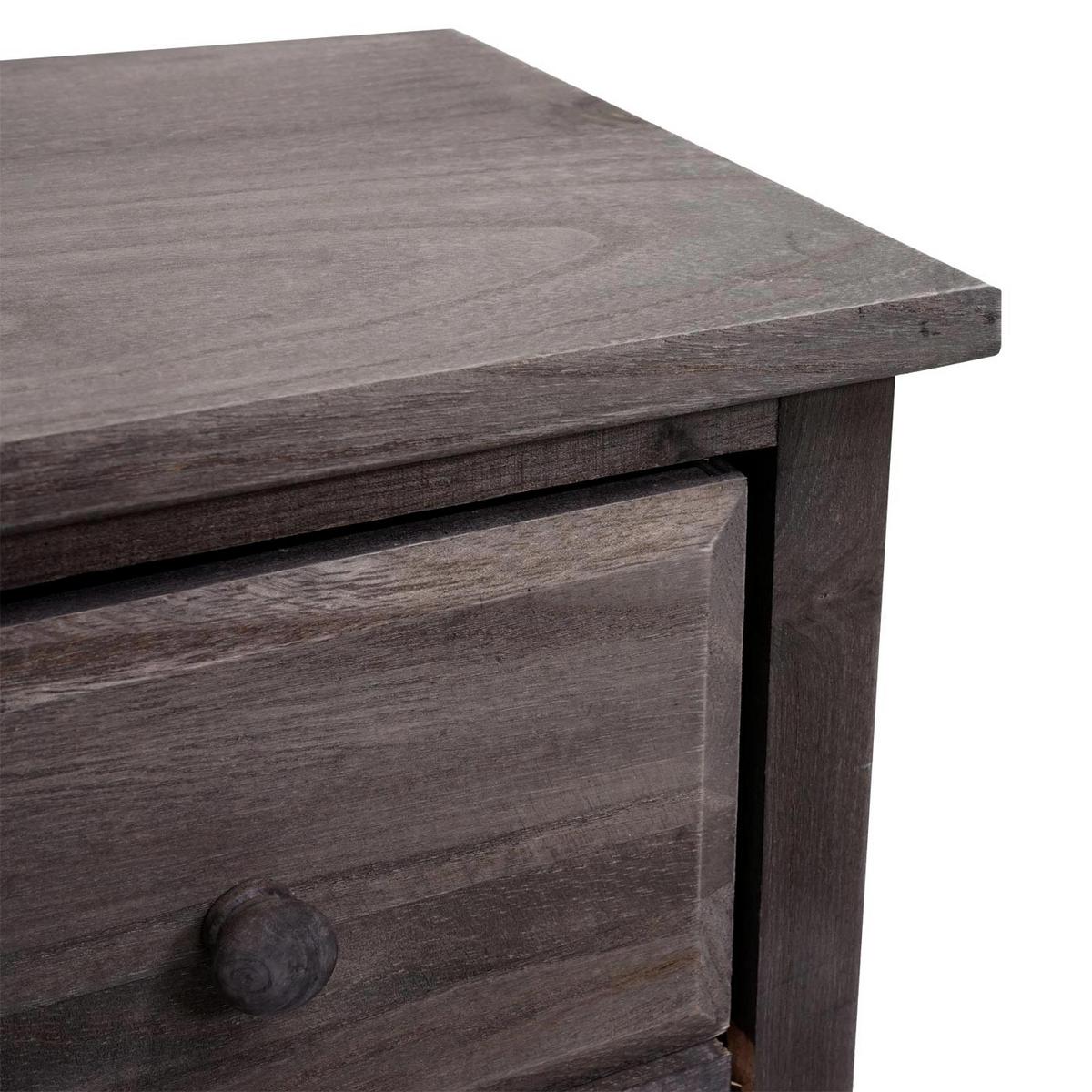 KOMMODE Grau, Braun - Braun/Grau, Holz (30/74/25cm) - MCW