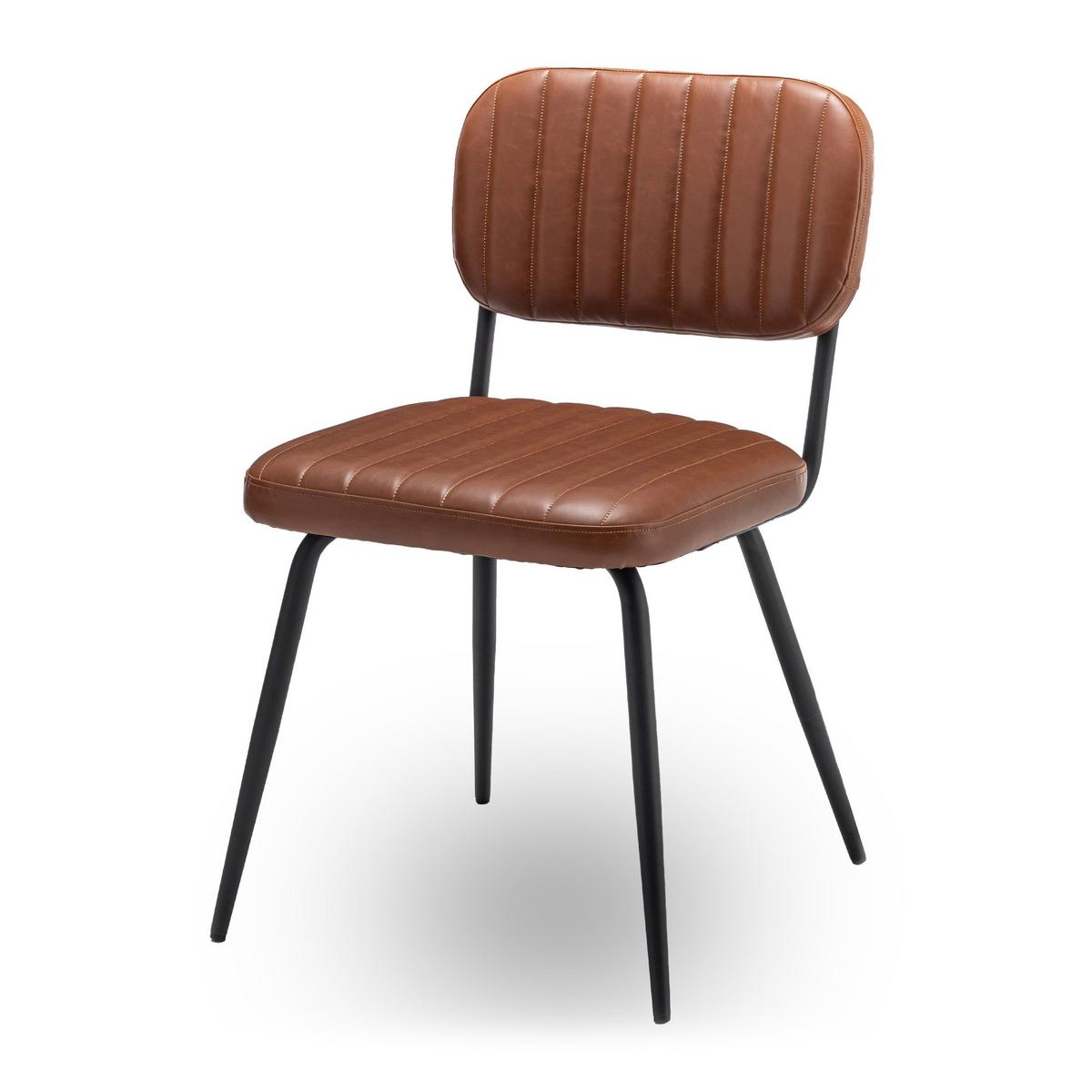 ESSZIMMERSTÜHLE (2er-set) braun sparte 56/45/79 cm - Braun, Textil (45/79/52cm) - Calicosy