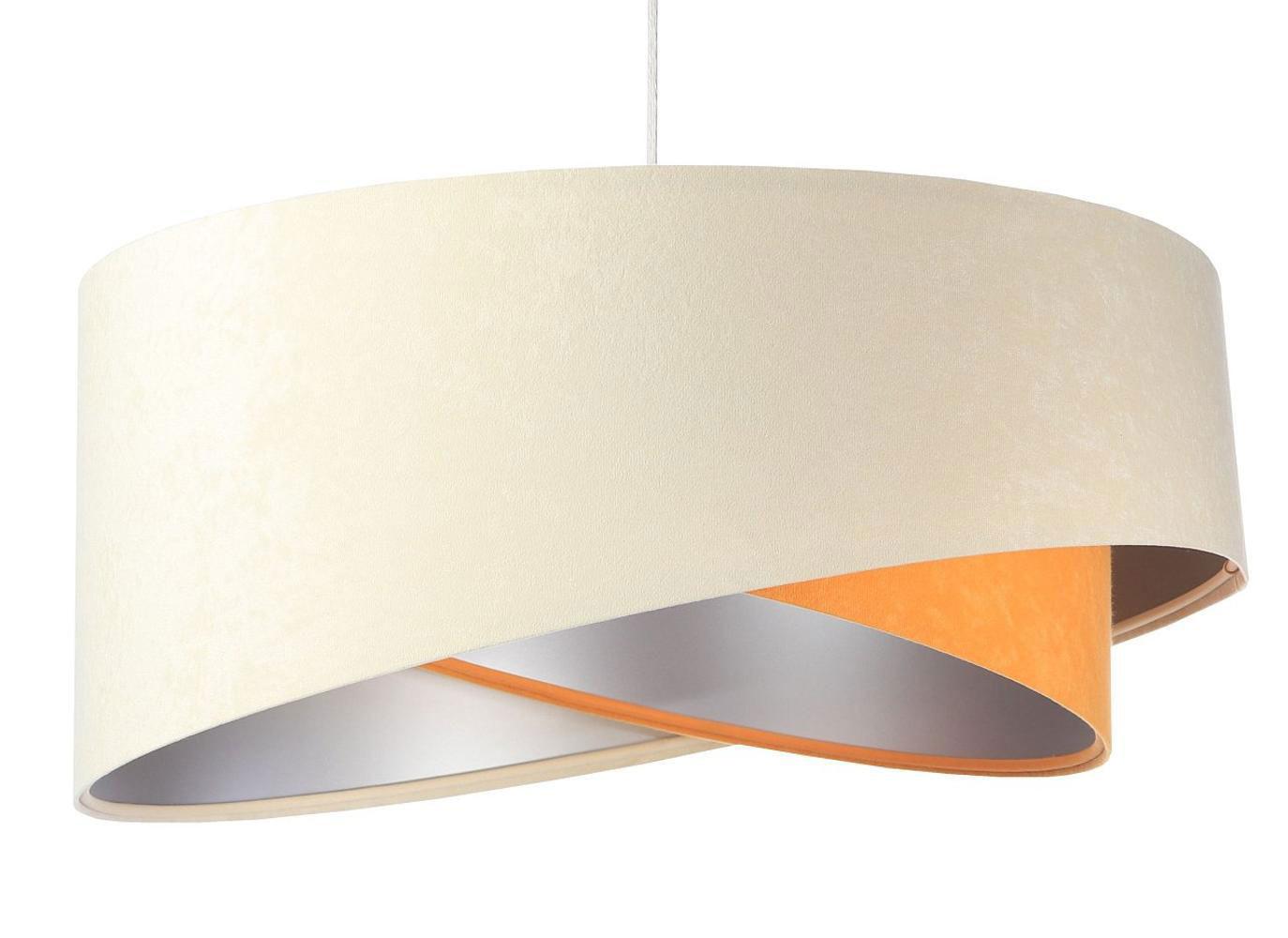 HÄNGELEUCHTE Silber 50/23 cm - Silberfarben, Kunststoff (50/1/23cm) - ONZENO