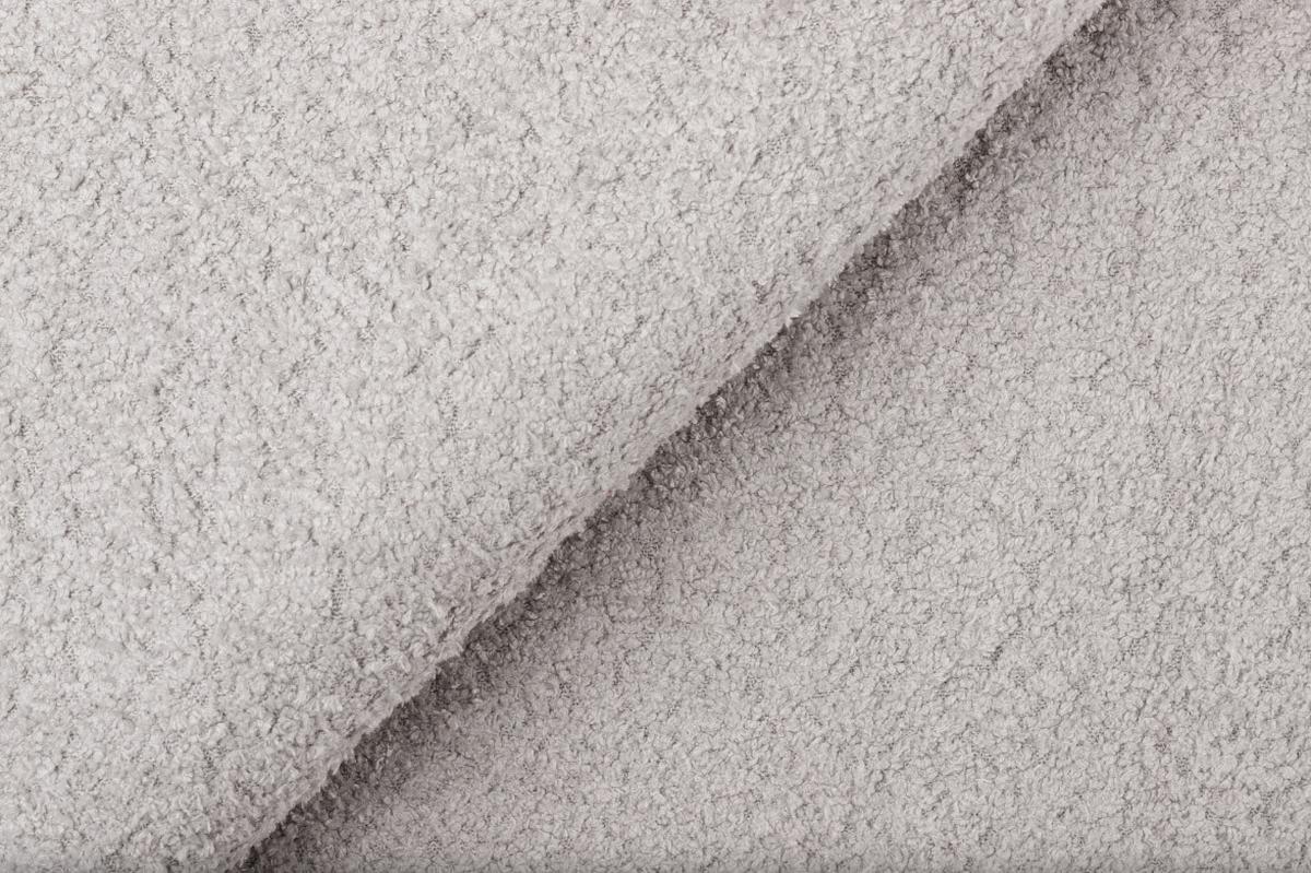 SOFA FEBE 3-Sitzer, hellgrau - Hellgrau/Schwarz, Holz/Textil (190/82/96cm) - Wozimo