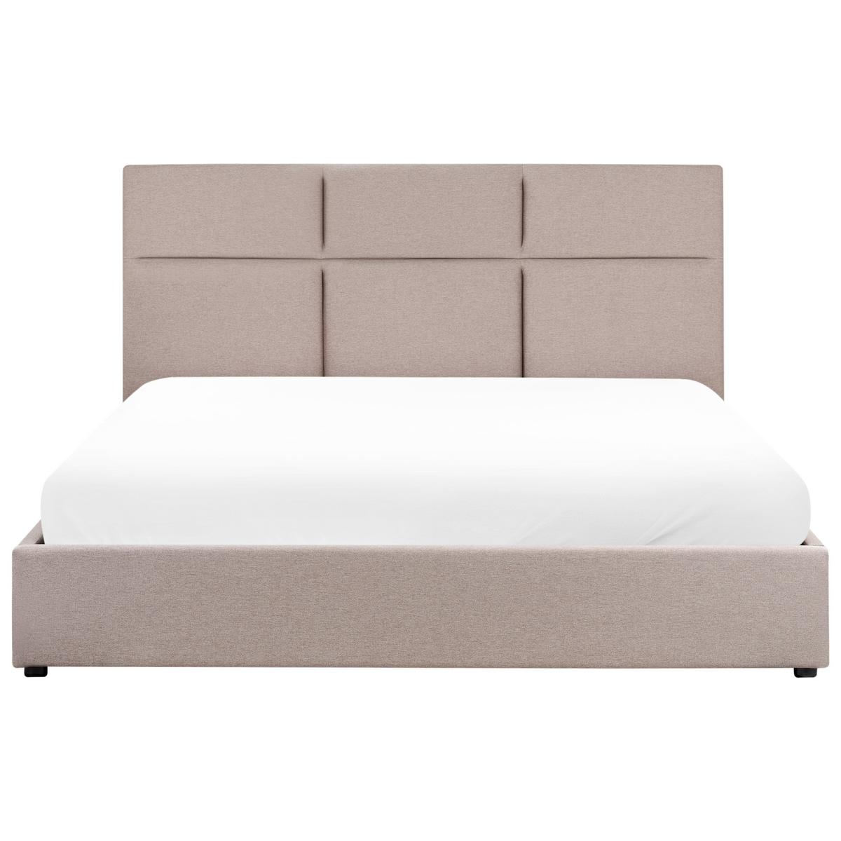 POLSTERBETT 180x200 cm Beige Lagord - Taupe, Textil (180/200cm) - Beliani