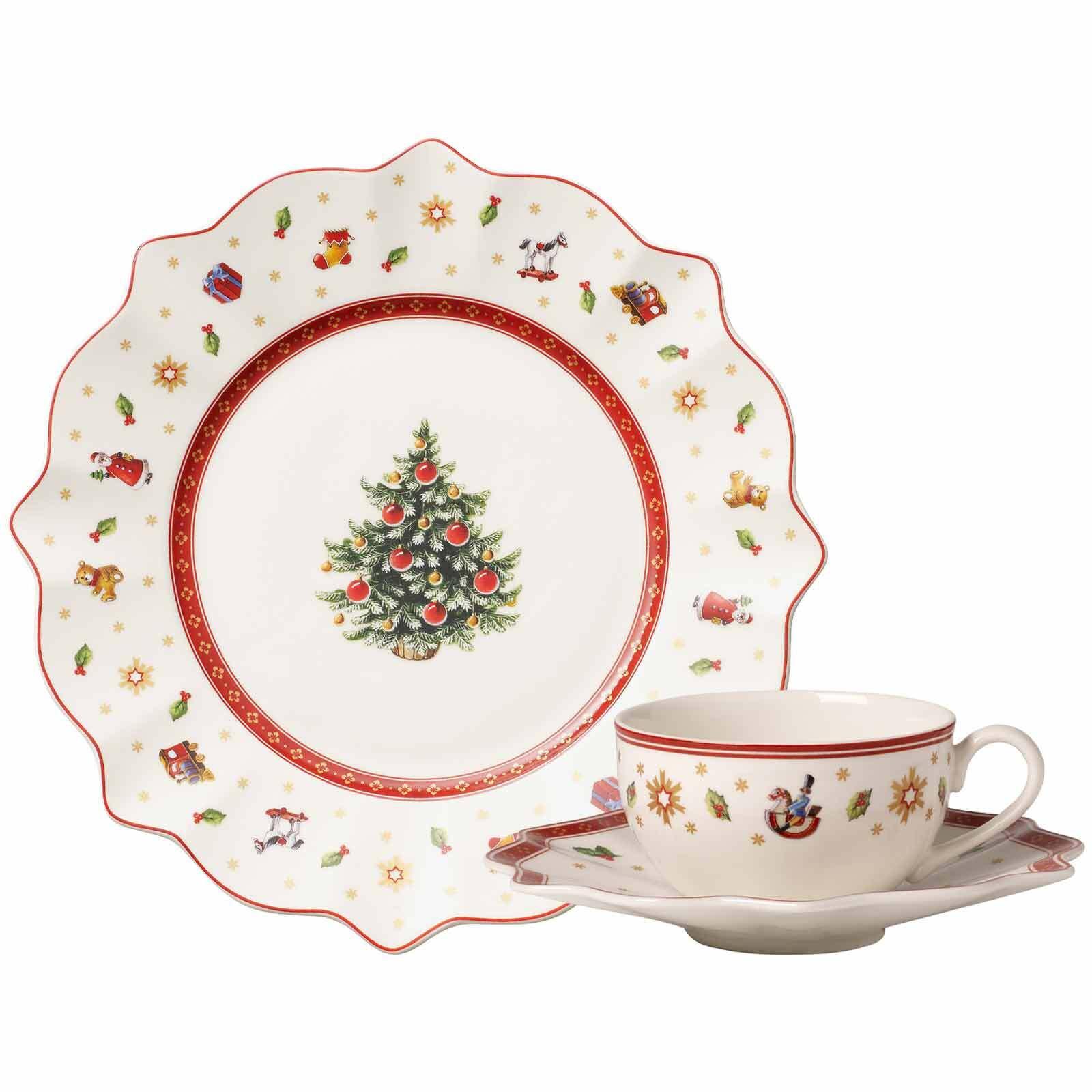 KAFFEESERVICE Toy's Delight weiß 18-tlg. - Weiß, Keramik (2/2/2cm) - Villeroy & Boch