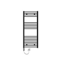 BADHEIZKÖRPER elektrisch Sahara 500x1200 mm Anthrazit gerade mit Heizstab 900W - Anthrazit, Metall (3/120/50cm) - LuxeBath