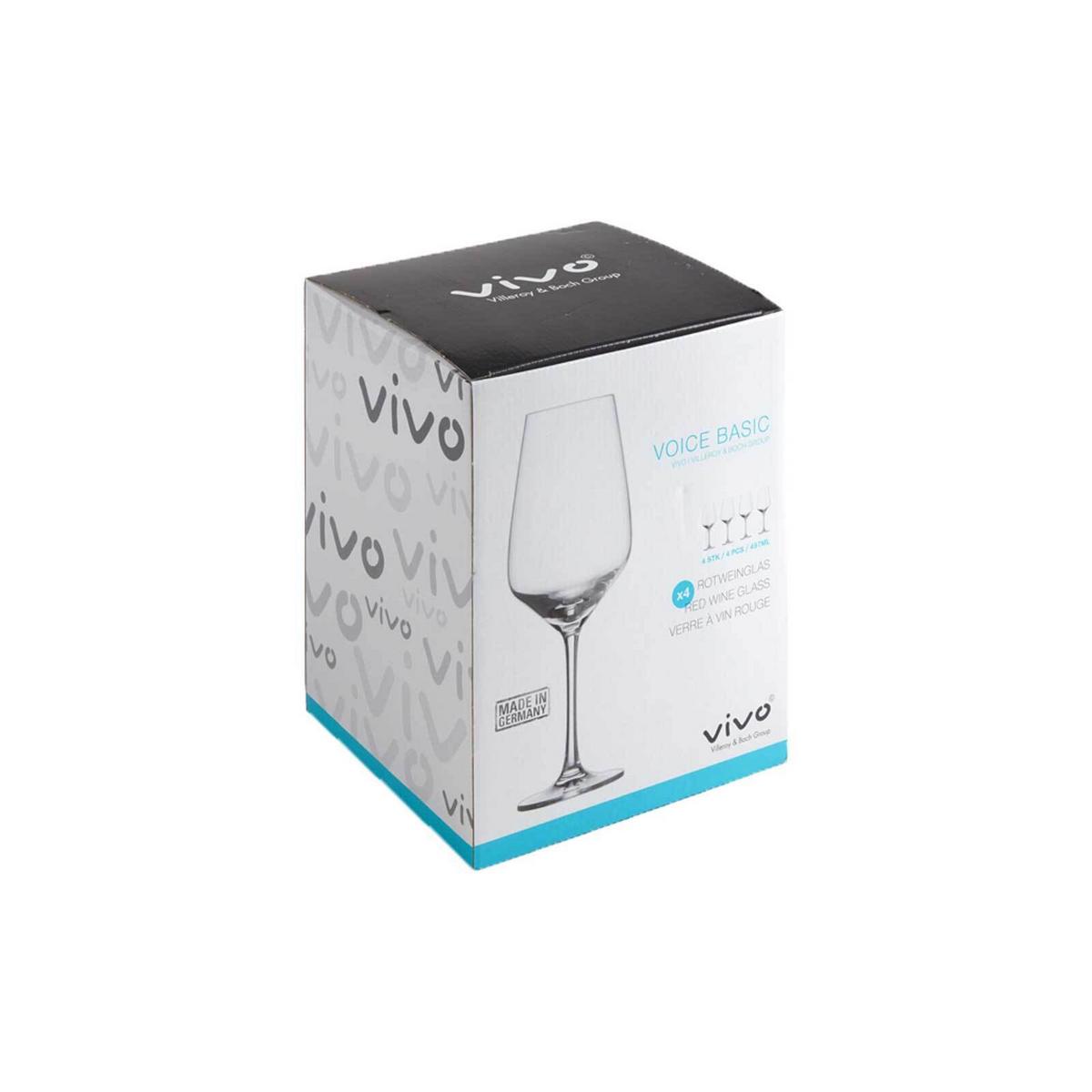 ROTWEINGLÄSER Voice Basic transparent 200 ml 4er Set - Transparent, Glas (0.2L) - Villeroy & Boch