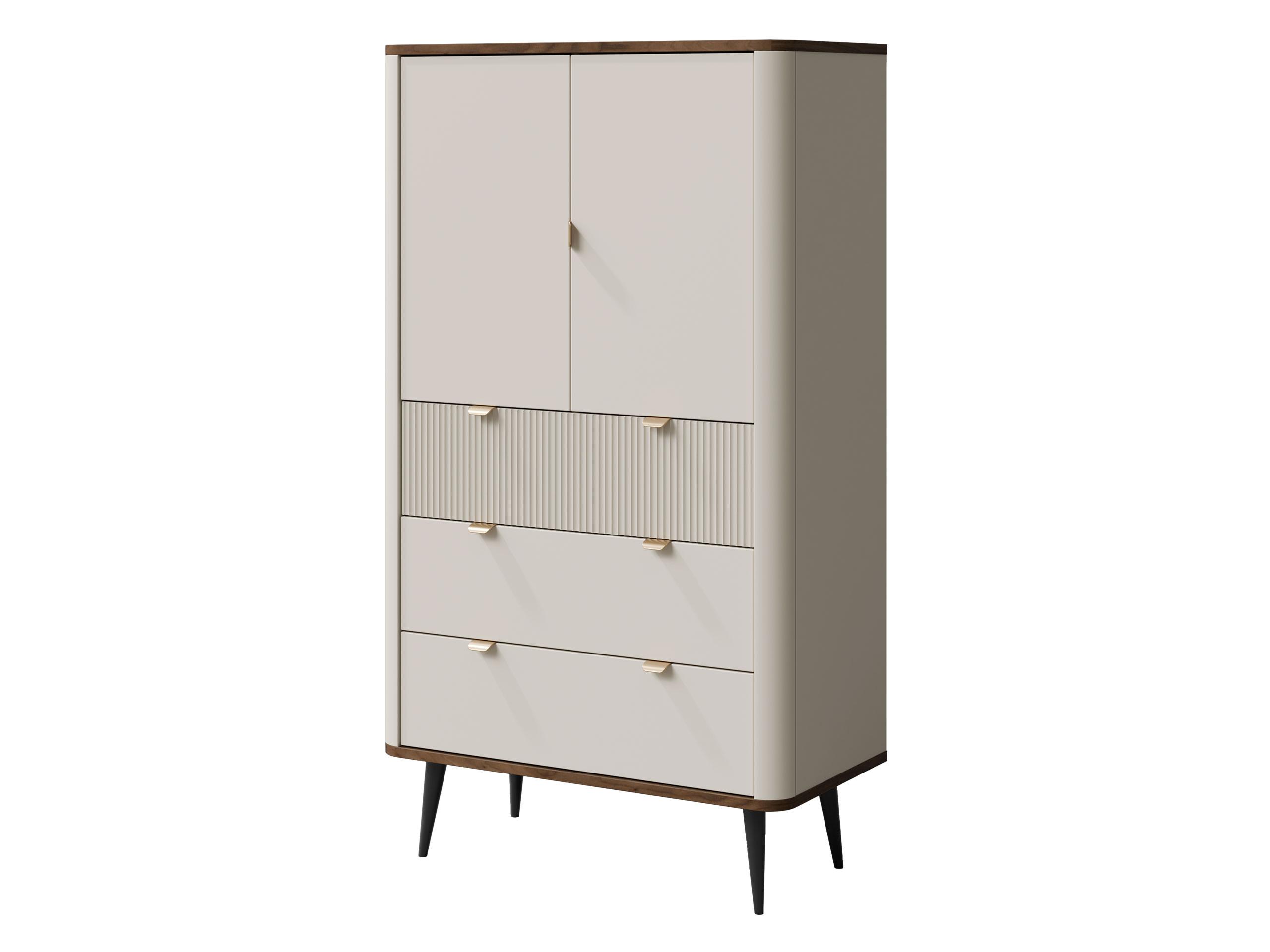 REGAL Marly 2S3D RE06 - Kaschmir/Goldfarben, Holzwerkstoff/Metall (90/142/40cm) - MIRJAN24