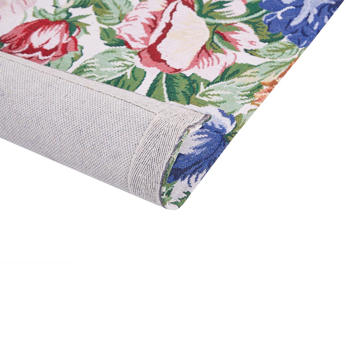 TEPPICH geflochten Farwan 300/200 cm - Multicolor, Textil (200/300cm) - Beliani