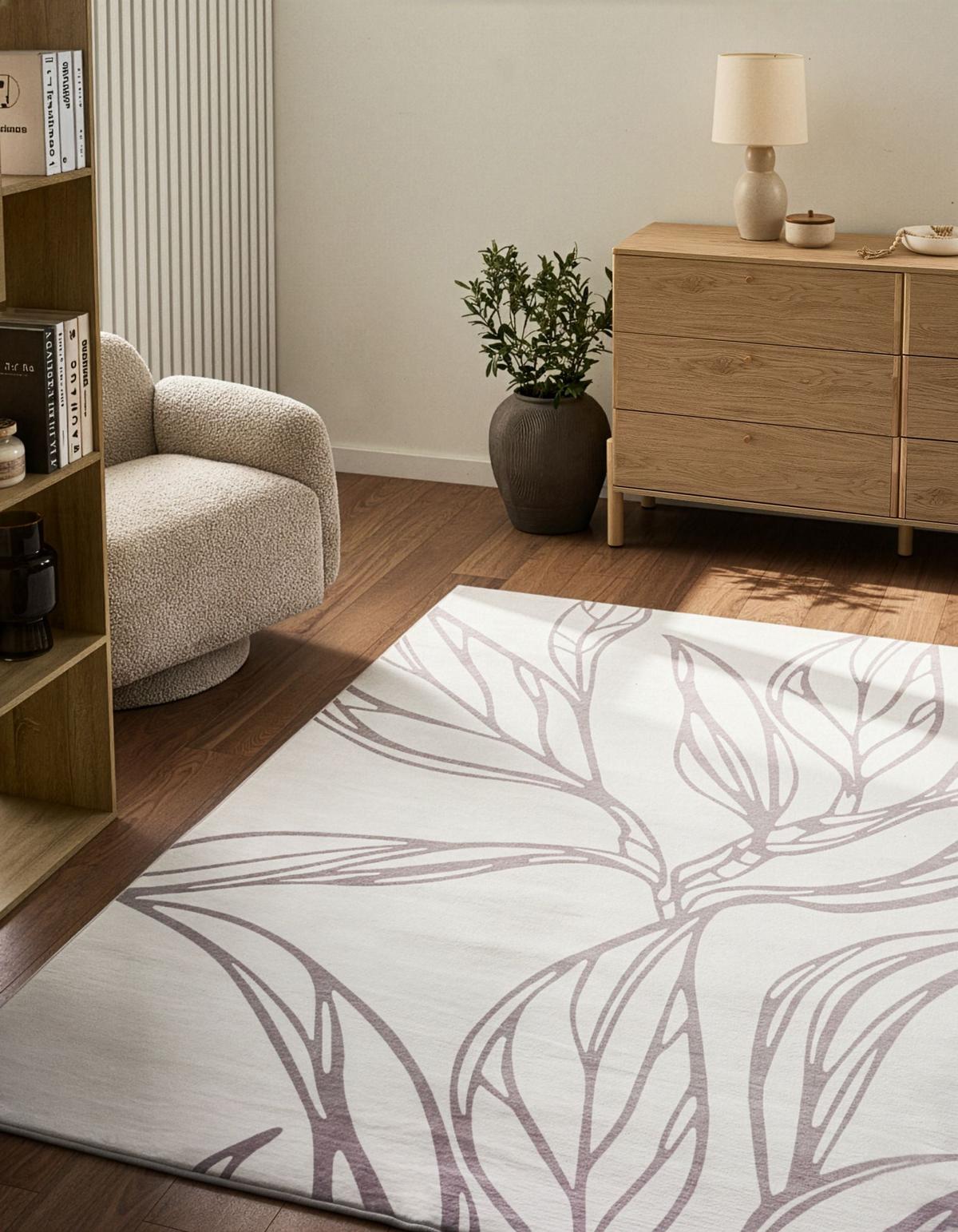 TEPPICH Hellbeige 160/230 cm Erzurum - Beige, Textil (160/230cm) - Beliani