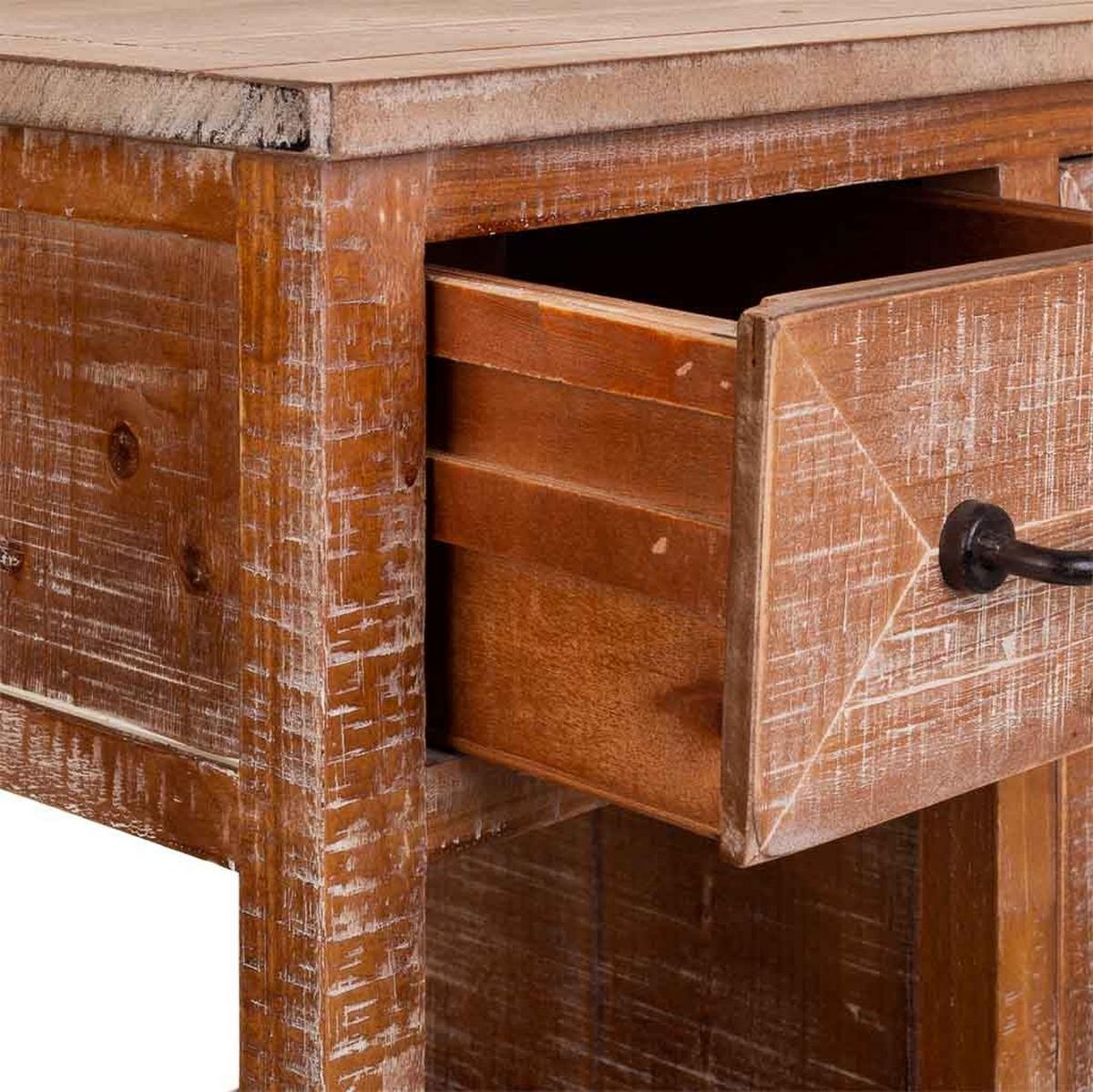 KONSOLENTISCH aus Holz, braun, 67x37x82cm - Braun, Holz (82/63/37cm) - Wanderlust