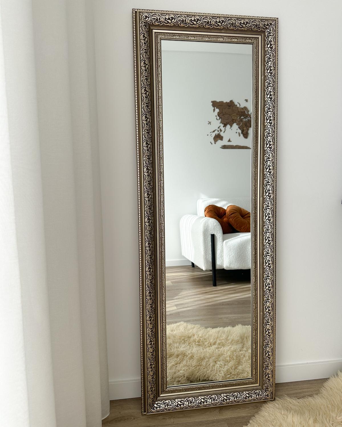 WANDSPIEGEL gold rechteckig 51/141 cm Aspen - Goldfarben, Kunststoff (51/141/4cm) - Beliani