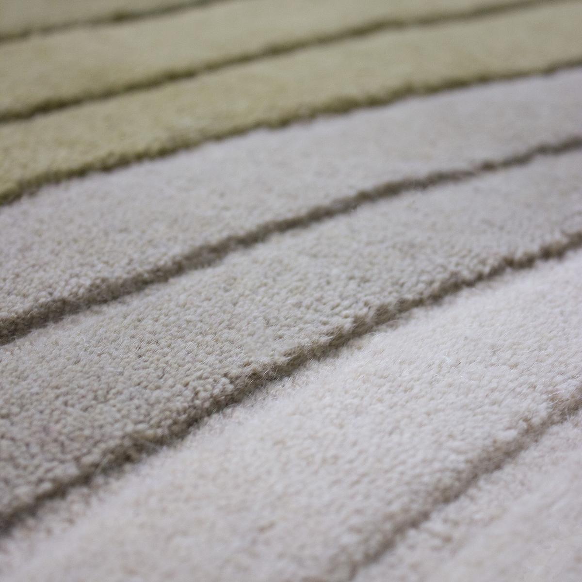TEPPICH aus Wolle PARRET in Grün, abstrakt, 200 x 290 cm - Grün, Textil (290/200cm) - KADIMA DESIGN