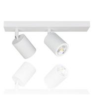 DECKENSTRAHLER Bergisch 2-flammig 30/5/14.4 cm - Weiß, Metall (30/5/14.4cm) - Nettlife
