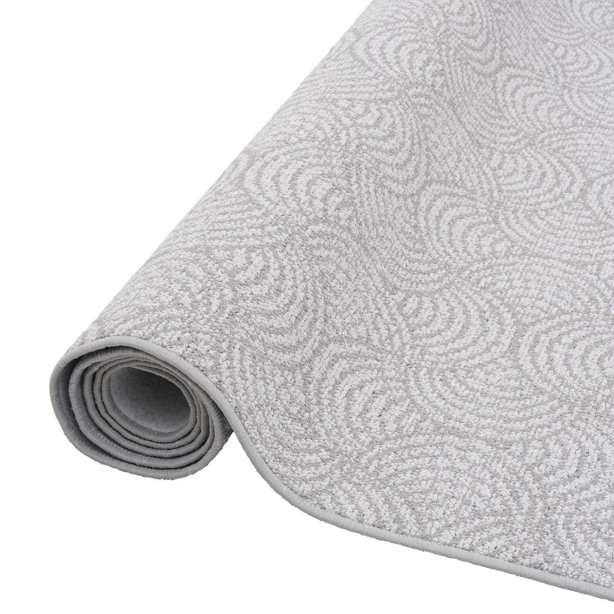 FEINSCHLINGE DESIGNER TEPPICH CIRCLE - Grau, Textil (133/133cm) - Snapstyle