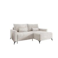 ECKSOFA Silves Mit Schlaffunktion - Weiß, Holzwerkstoff/Textil (239/148cm) - Fun Möbel