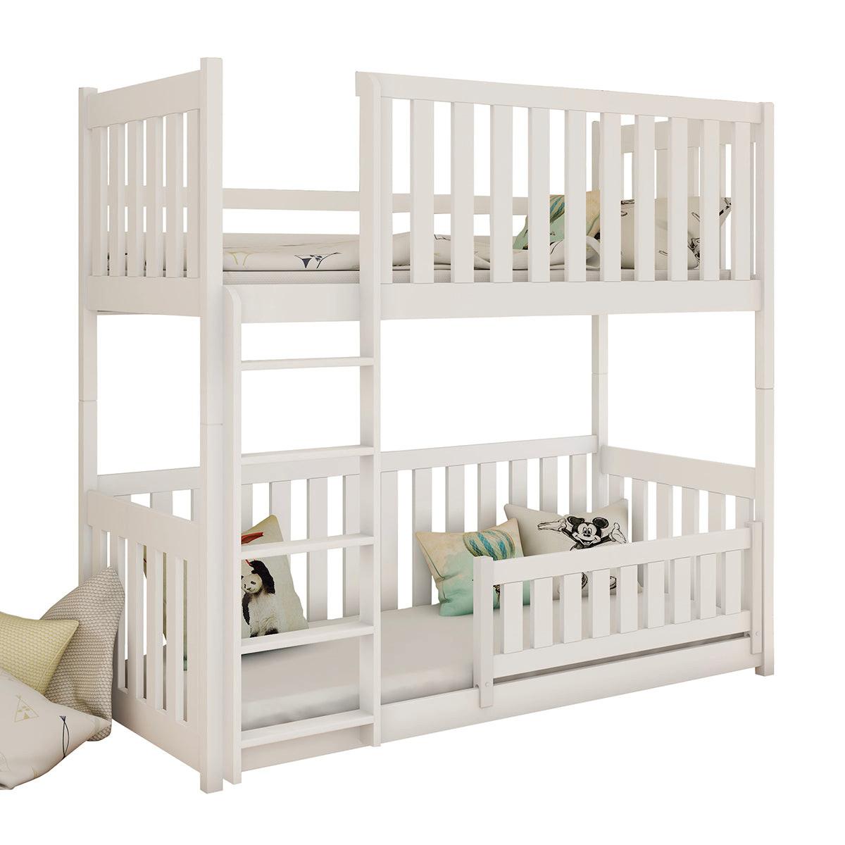 BETT 90/200 Gabin Weiß - Weiß, Holzwerkstoff (90/200cm) - Petits-meubles