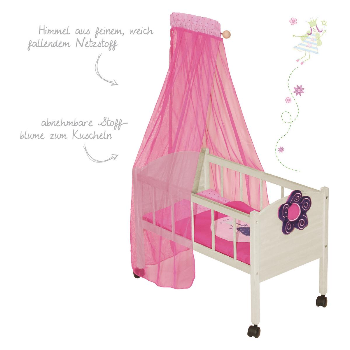 PUPPENSTANDBETT Happy Fee - Naturfarben, Holz (57/87/31cm) - Roba