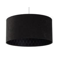 HÄNGELEUCHTE Blau 50/25 cm - Blau/Schwarz, Kunststoff (50/0.8/25cm) - ONZENO