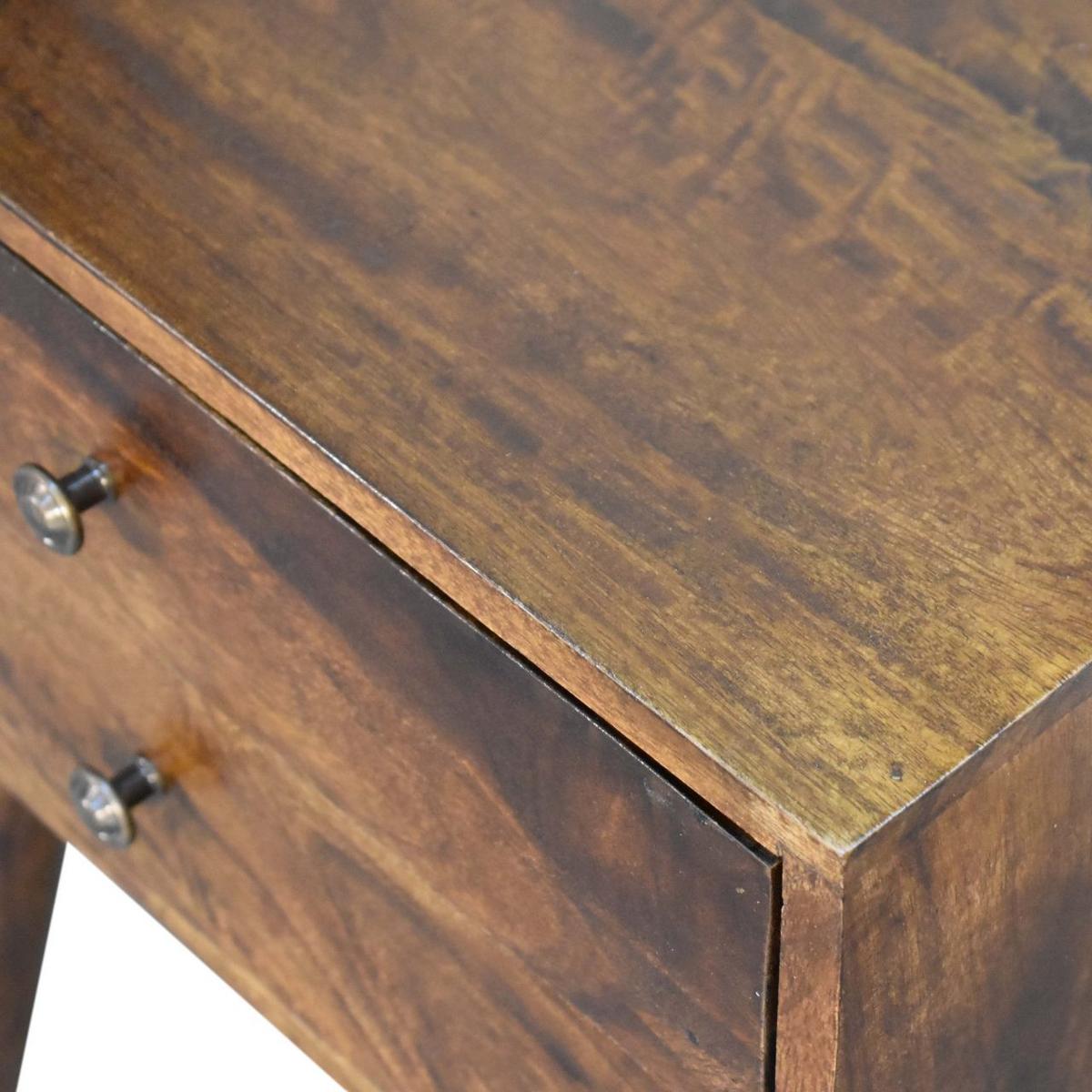 NACHTTISCH Ariella, Kastanienbraun - Braun, Holz (45/57/35cm) - Artisan Furniture