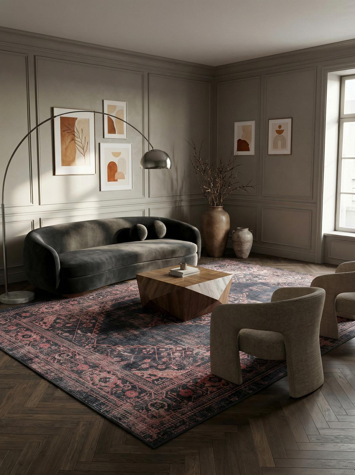 TEPPICH Flachgewebe Waschbar PIZOL in Rot, orientalisch, 160 x 230 cm - Rot, Textil (230/160cm) - KADIMA DESIGN