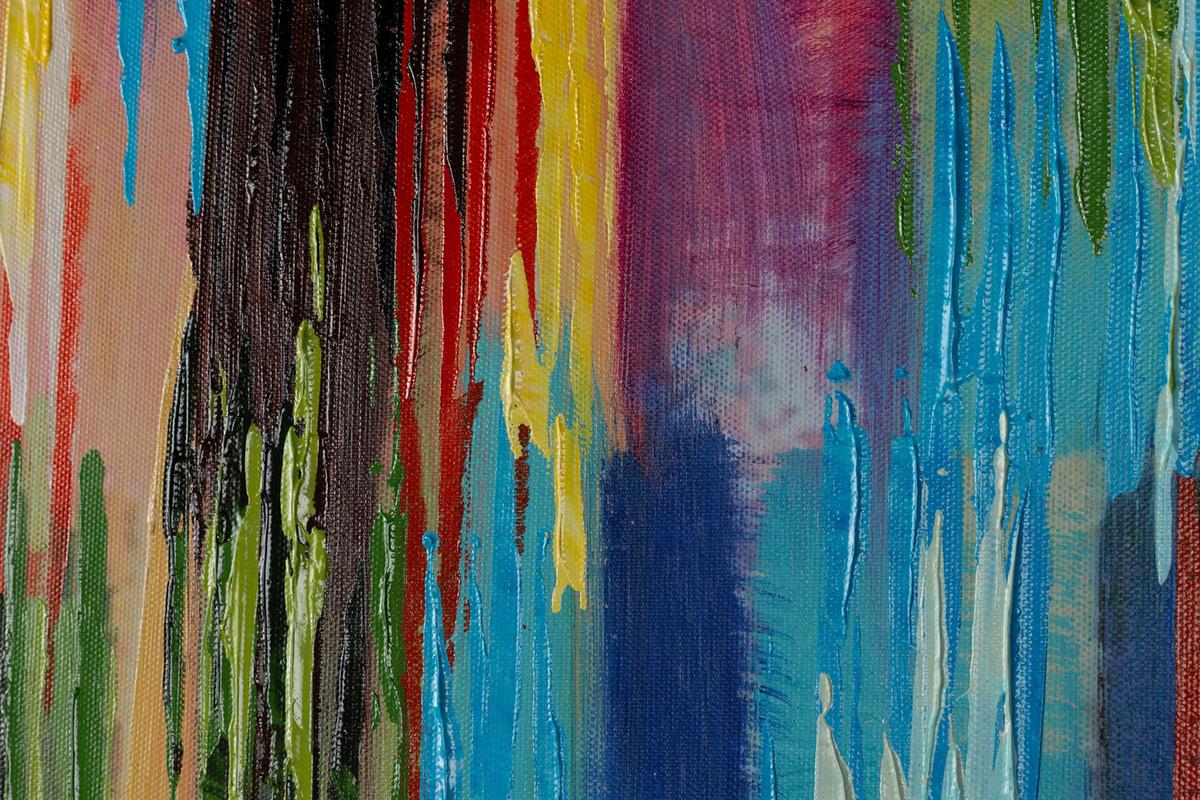 ÖLGEMÄLDE 140/70 cm - Multicolor, Holz/Textil (140/70cm) - KUNSTLOFT