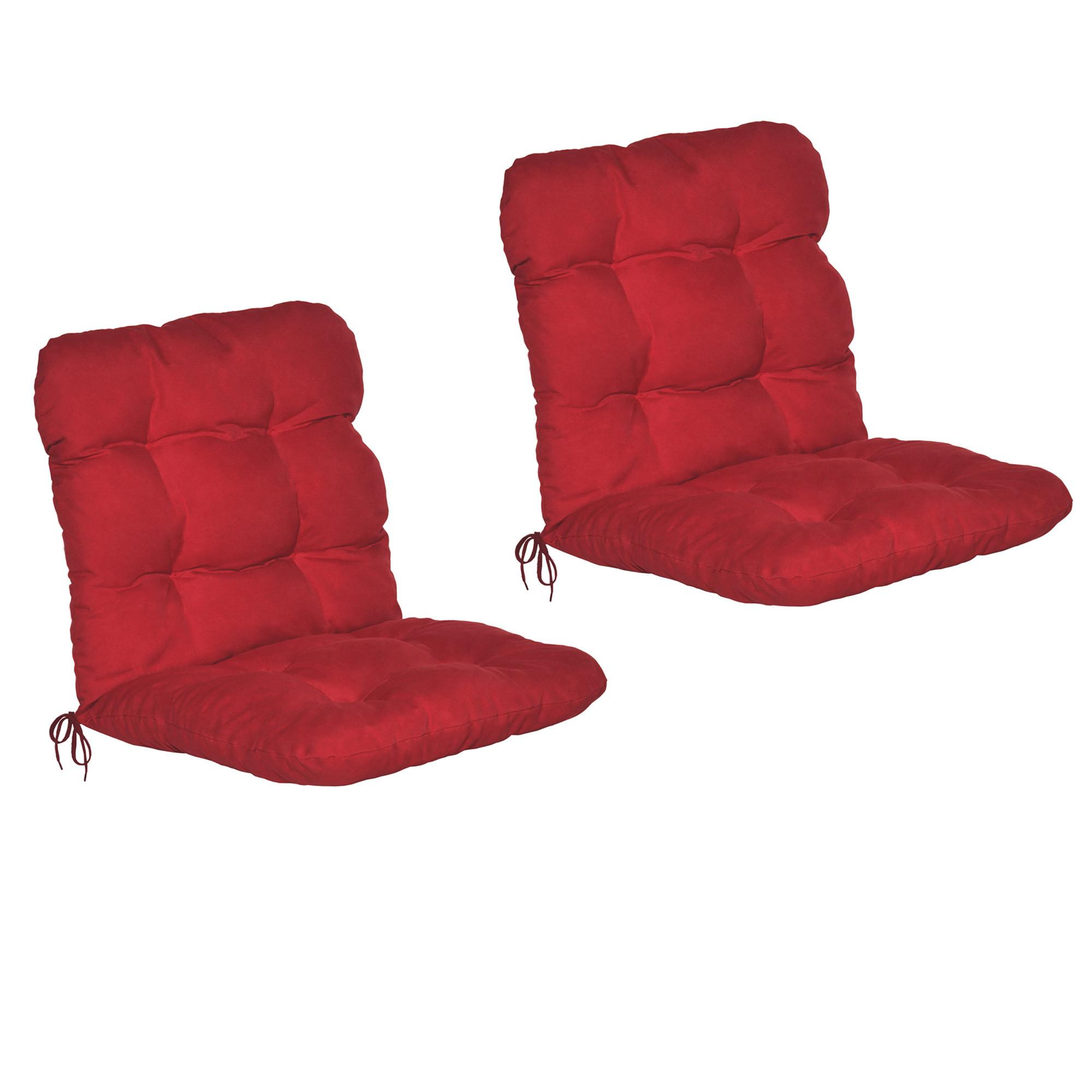 NIEDERLEHNERAUFLAGE Flair NL 100/50/8cm Rot (6tlg) - Rot, Textil (50/8/100cm) - Beautissu 