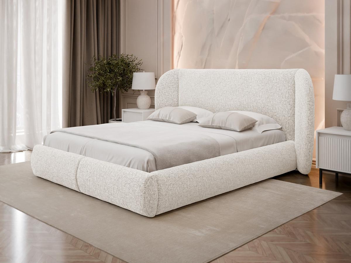 POLSTERBETT Jamika - Naturfarben, Holz/Textil (180/200cm) - MIRJAN24